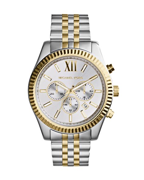 michael kors lexington watch size|michael kors lexington chronograph watch.